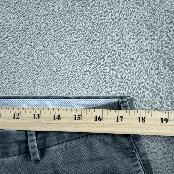 Peter Millar 34 Gray Pima Cotton Pants Straight Fit Casual Style Mens 1122 - Picture 5 of 9